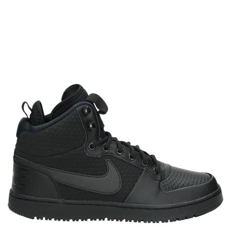 hoge nike sneakers zwart|Nike zwarte sneakers.